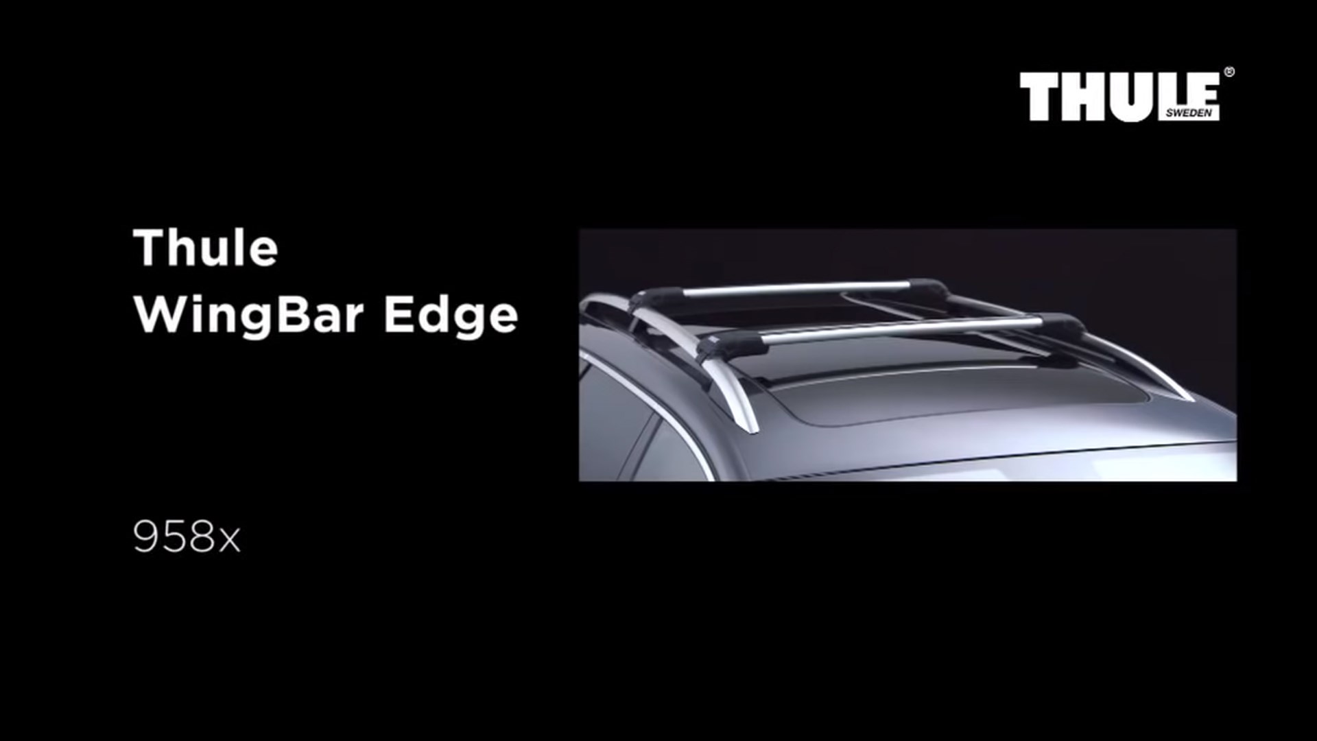 Thule wingbar edge 9582 на какие автомобили подходит